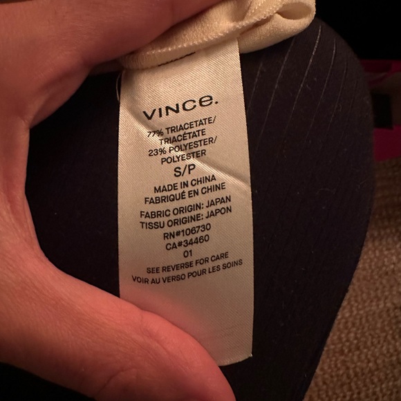 Vince Champagne Satin Blouse - Picture 4 of 4